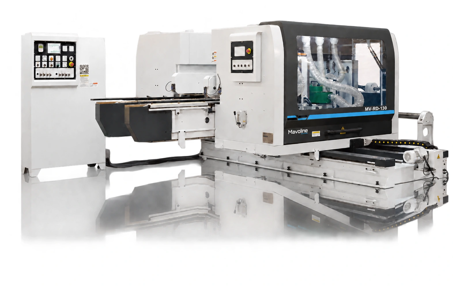 MV-RD-130 — Respigadora dupla com lixagem integrada