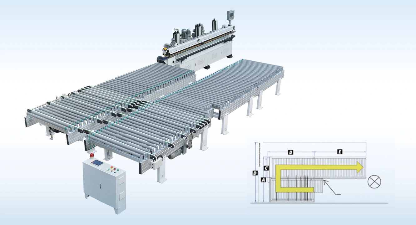 MV-RT-110 — Linha automática de retorno de peças