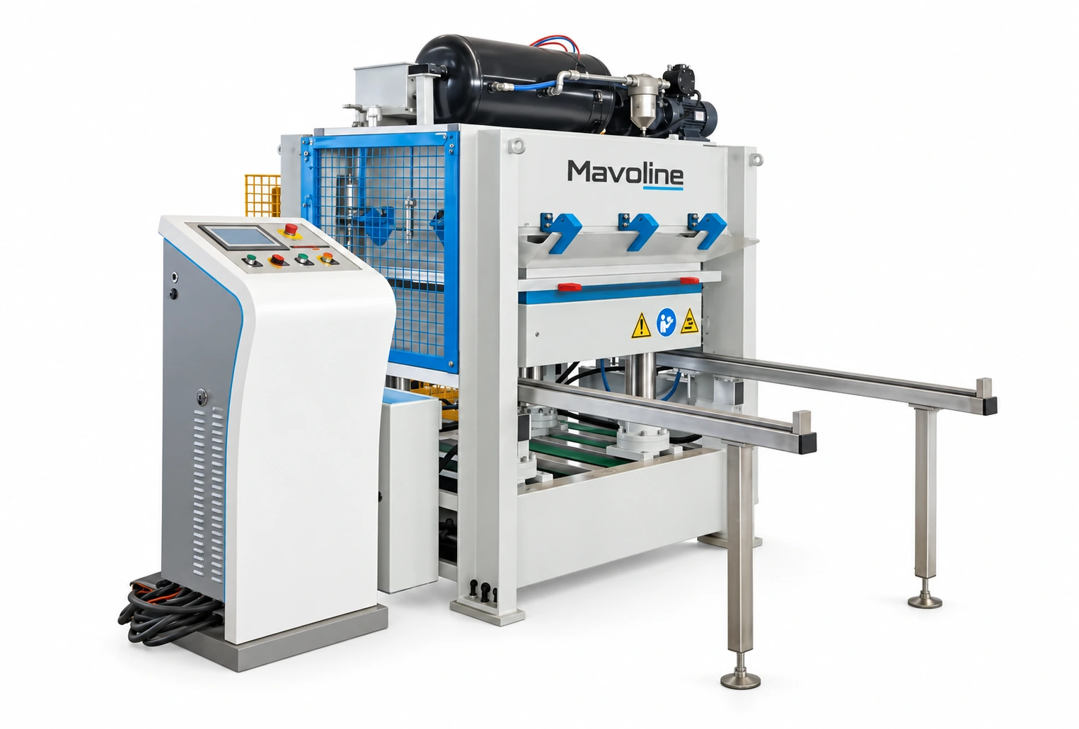 MV-PR-150 — Prensa a quente de configuração dedicada