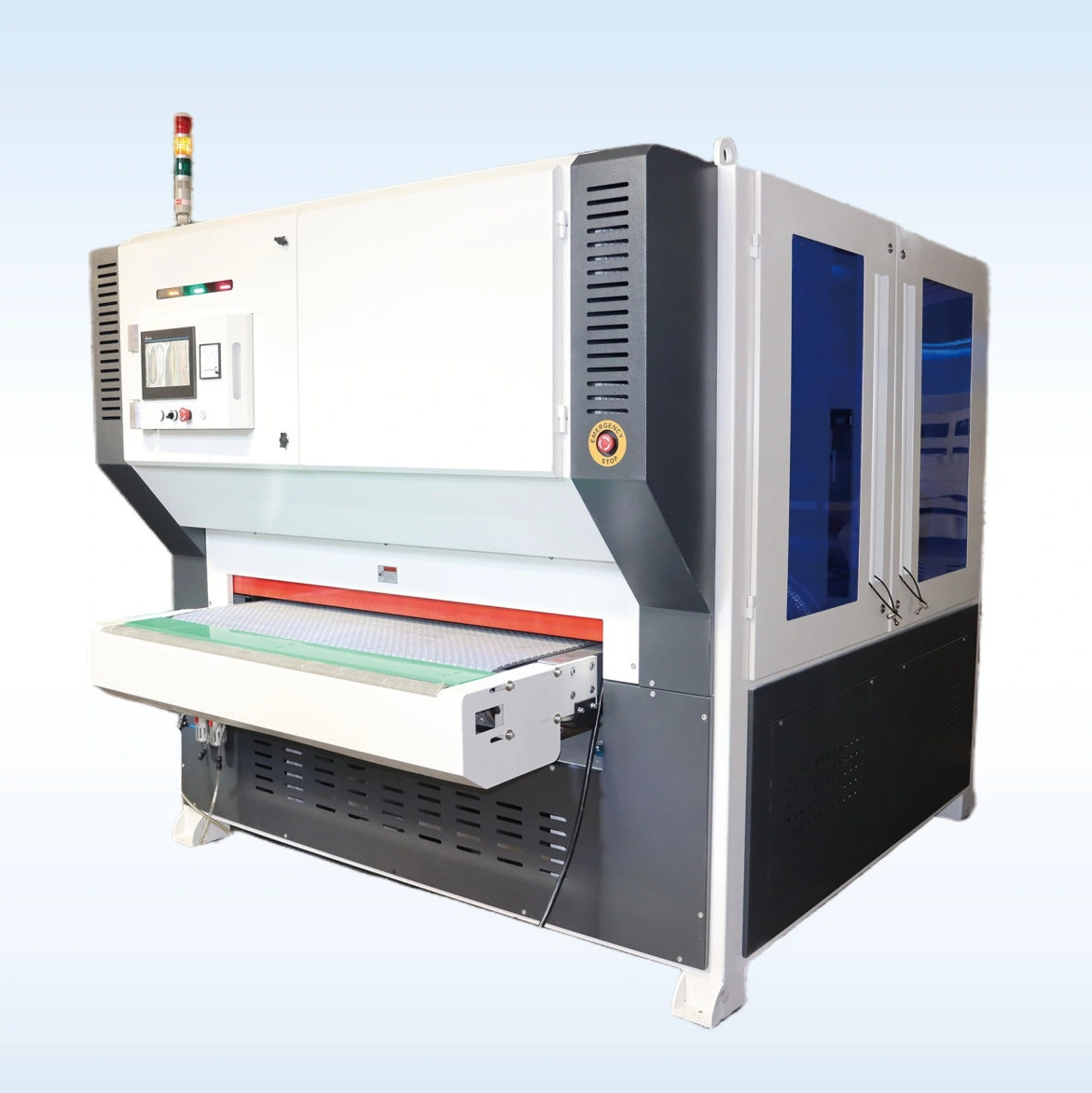 MV-LB-120 — Lixadora de banda larga com patim segmentado